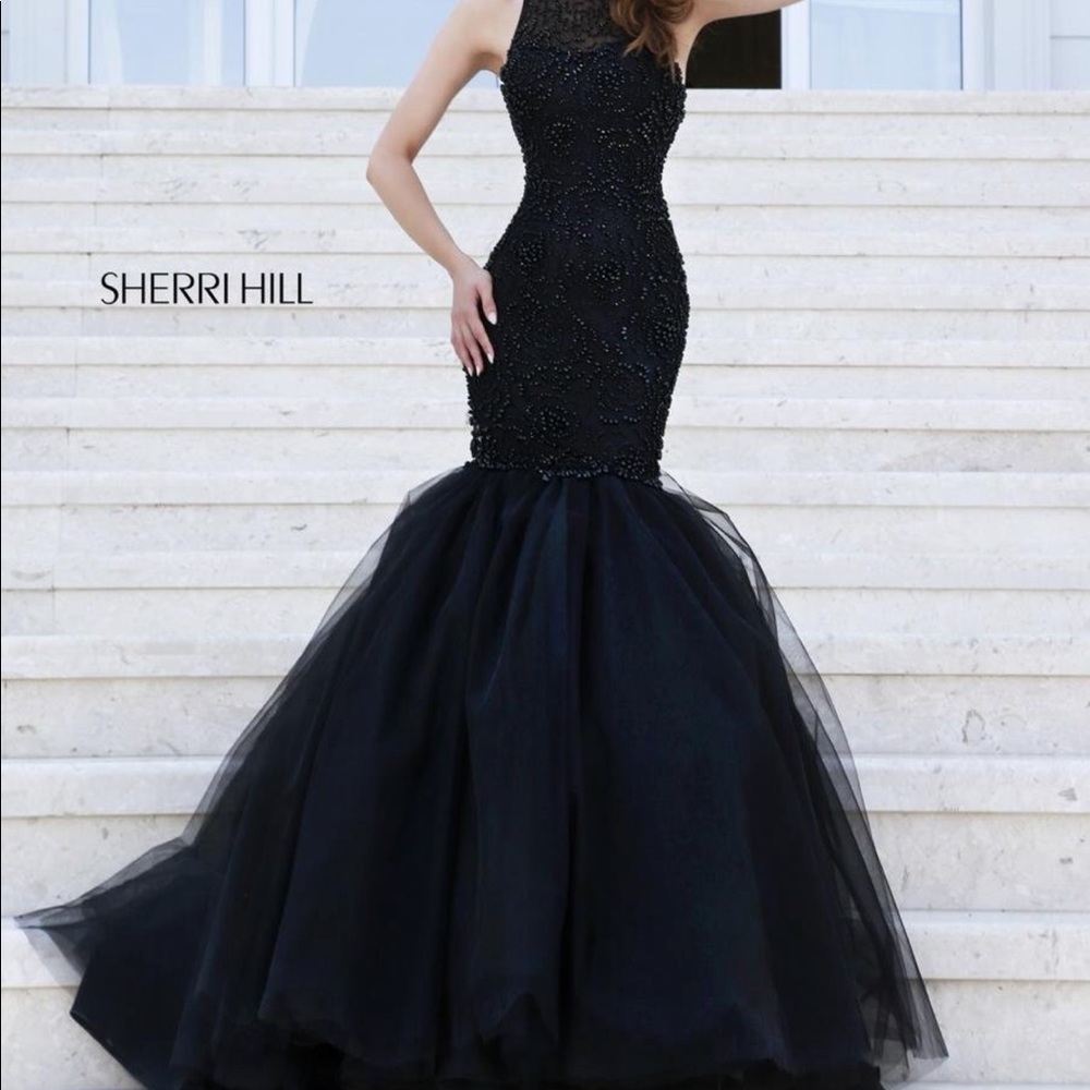 Sherri Hill prom dress (turquoise)